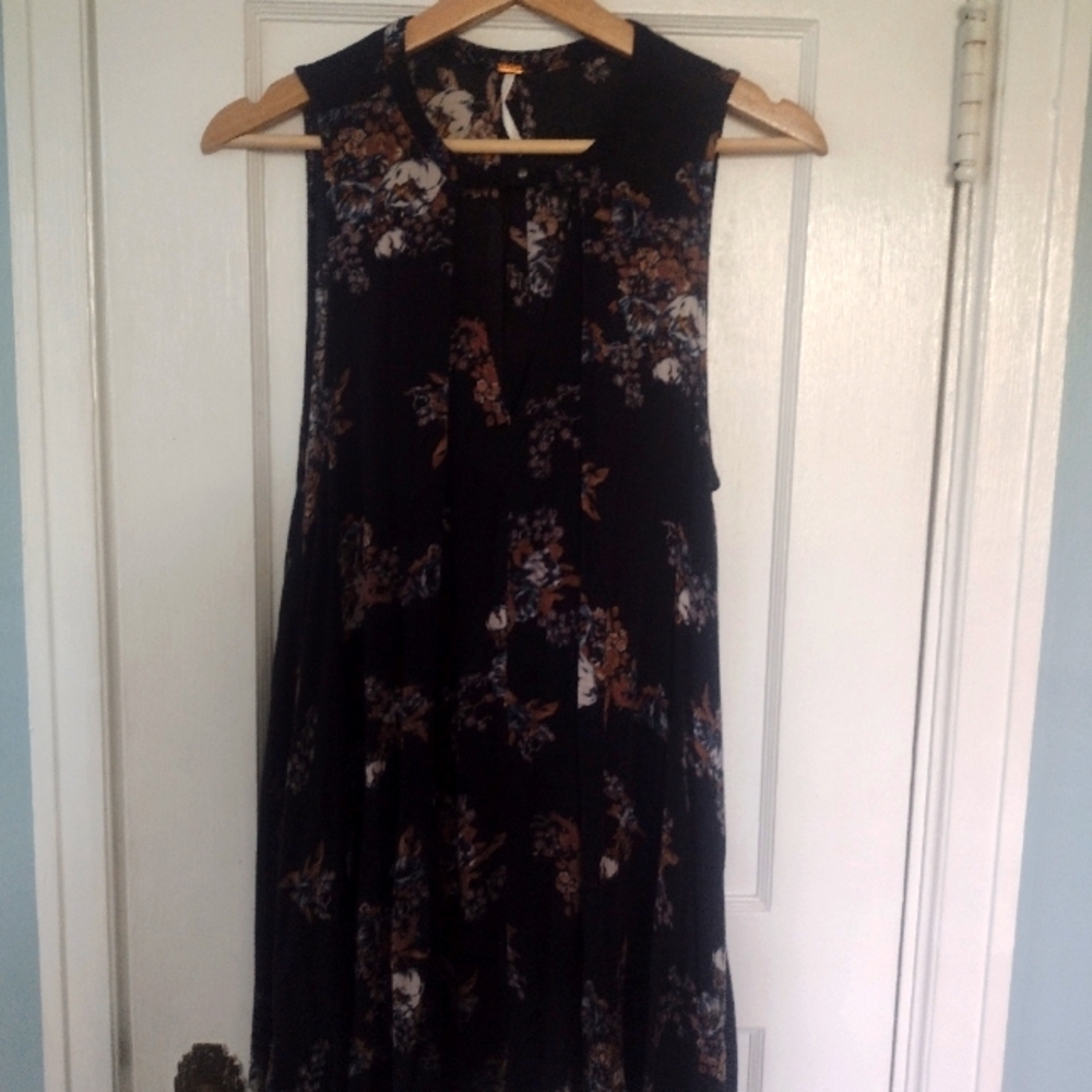 Free People Snap Out Of It Tree Swing Tunic Dress - Picture 5 of 11